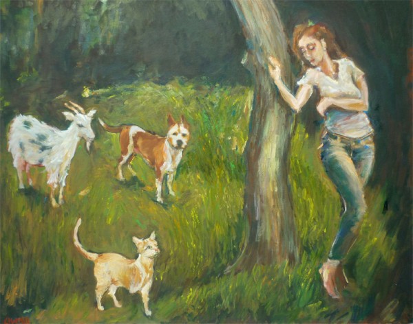 "The Last Day", Oil on Canvas, 24x30 inches