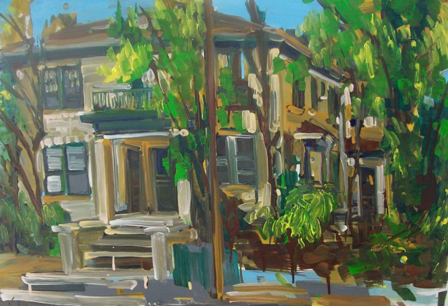 Trussell's Apartment, Oil, 24x30 inches