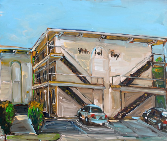 Villa Del Rey Apartments, Oil, 24x30 inches